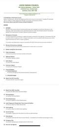Parish Council Meeting 13th February 2024 at 7pm